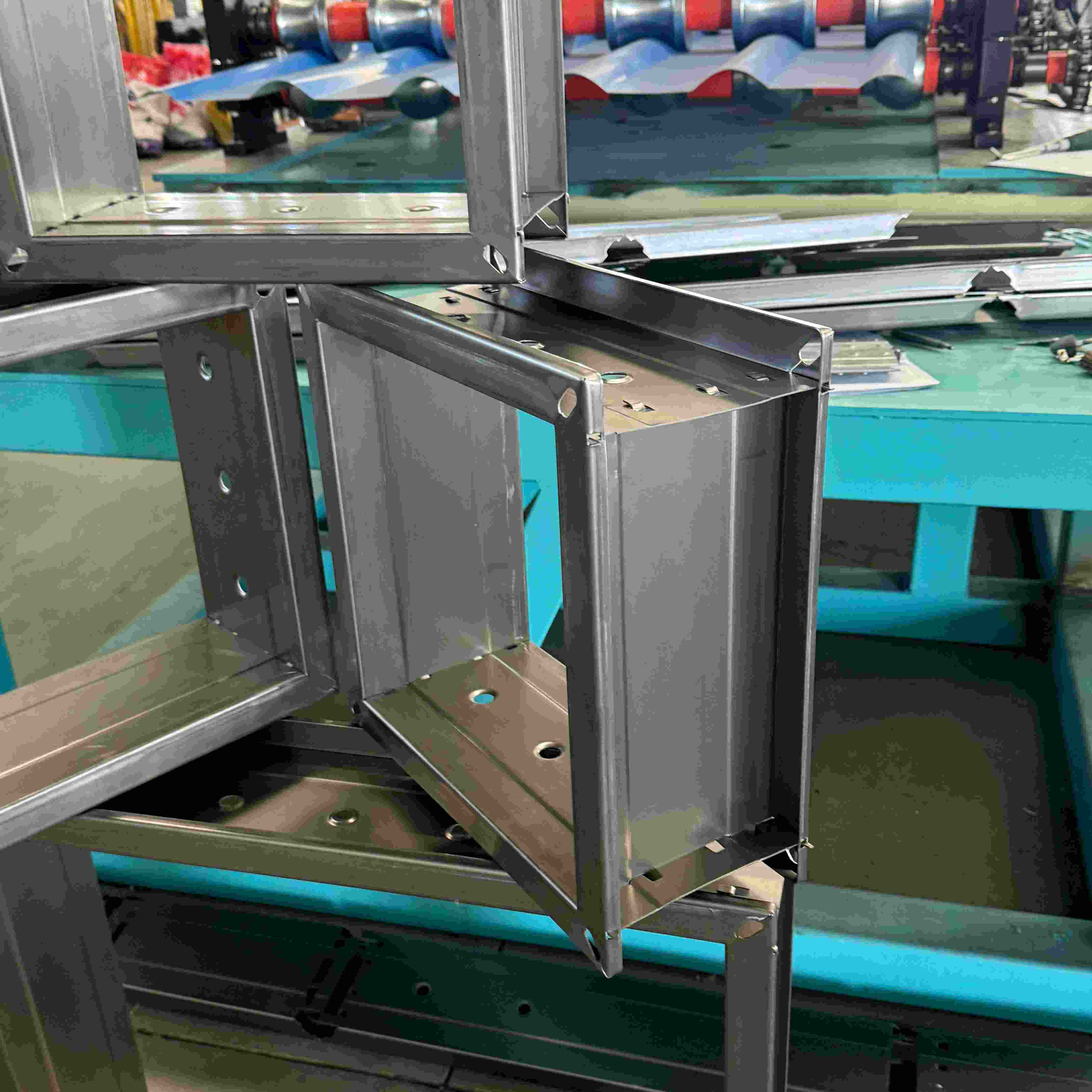 Parfu-k abian jarritako Air Duct VCD Damper Makina - Doitasun handiko HVAC Damper Produkzio irtenbidea