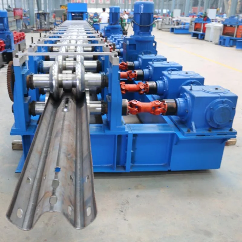 Highway Guardrail erroiluak osatzeko makina